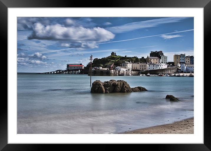 Tenby Harbour 3 Framed Mounted Print by Steve Purnell