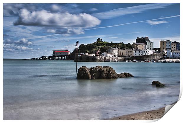 Tenby Harbour 3 Print by Steve Purnell