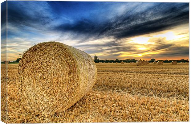 Harvest Skies 1 Canvas Print by Andrew Squires