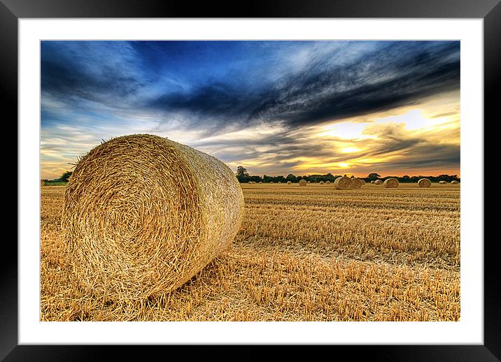 Harvest Skies 1 Framed Mounted Print by Andrew Squires