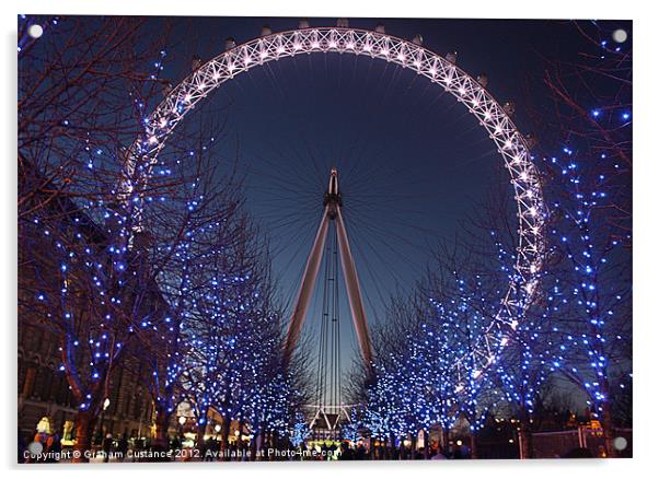 The London Eye Acrylic by Graham Custance