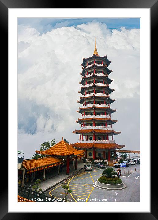 Chinese Temple Framed Mounted Print by Ankor Light