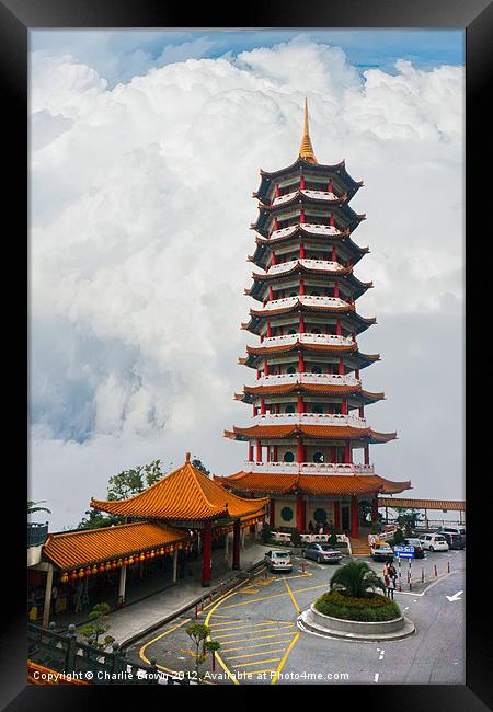 Chinese Temple Framed Print by Ankor Light