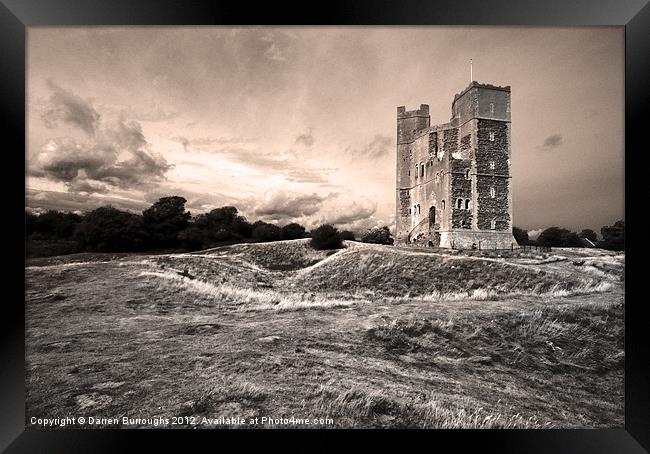 Orford Castle Framed Print by Darren Burroughs