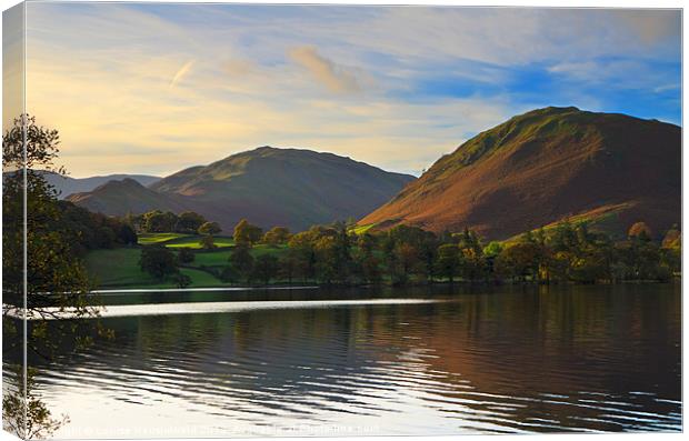 Ullswater in Early Morning Canvas Print by Louise Heusinkveld