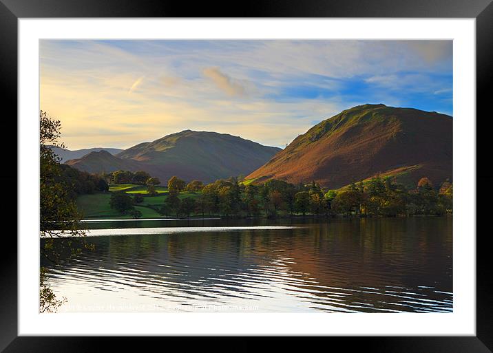 Ullswater in Early Morning Framed Mounted Print by Louise Heusinkveld