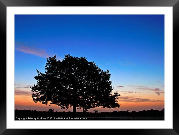 Windsor sunrise Framed Mounted Print by Doug McRae