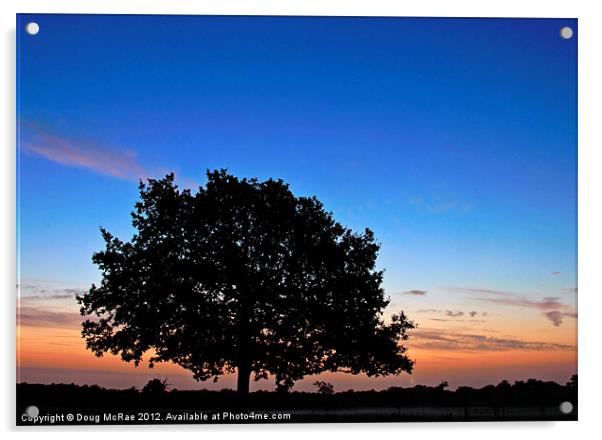 Windsor sunrise Acrylic by Doug McRae