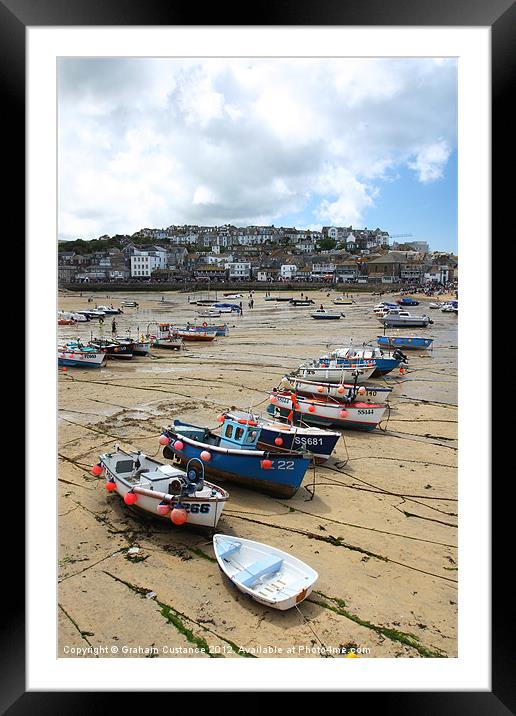 St.Ives, Cornwall Framed Mounted Print by Graham Custance