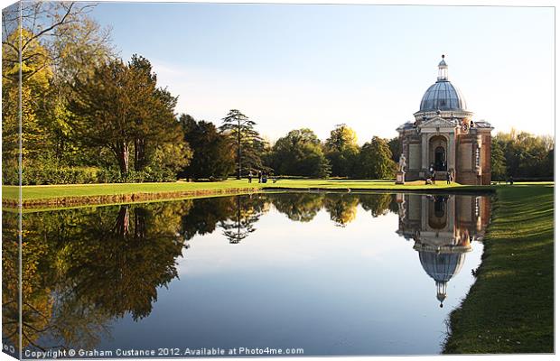 The Pavilion, Wrest Park, Bedfordshire Canvas Print by Graham Custance