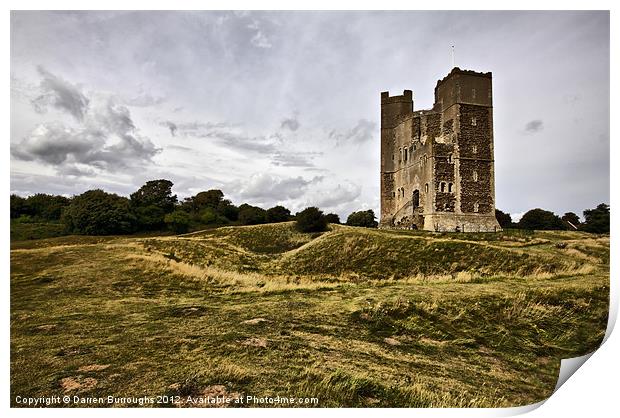 Orford Castle Print by Darren Burroughs