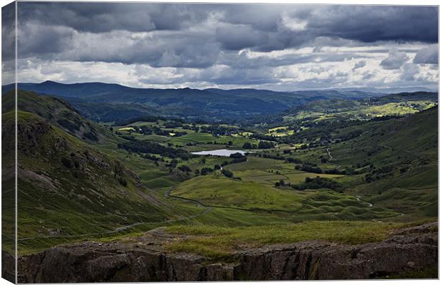 Wrynose Pass Canvas Print by Graham Moore