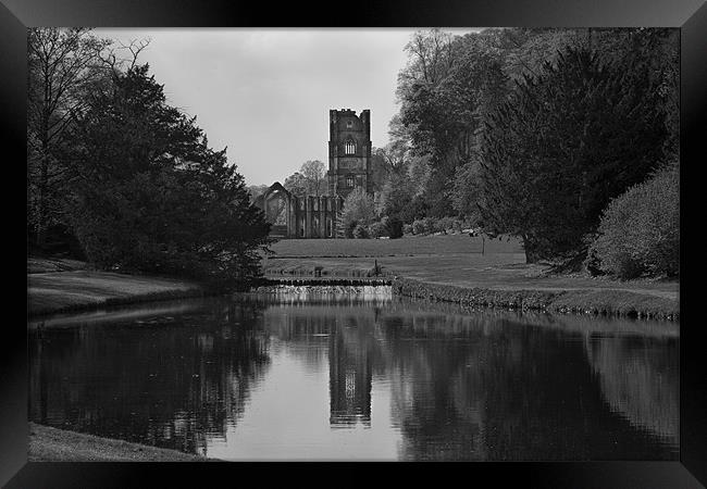 Fountains Abbey Framed Print by Graham Moore