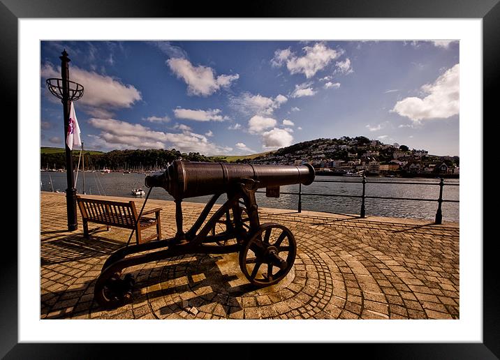 The Cannon Framed Mounted Print by Jay Lethbridge