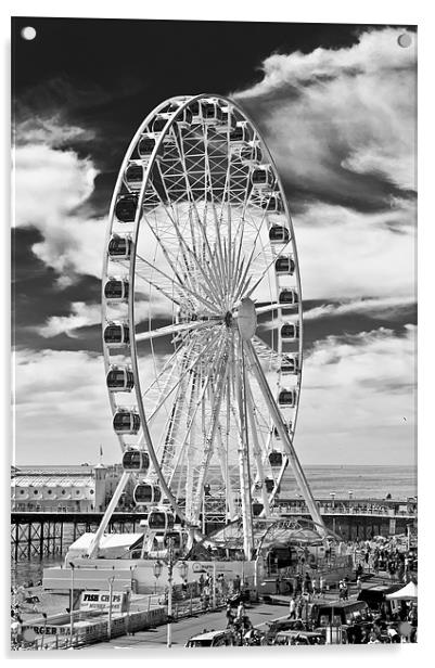 Brighton Wheel Acrylic by Eddie Howland