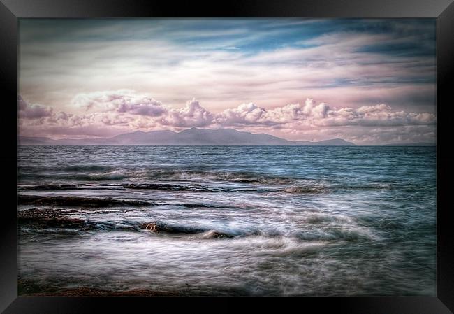 The Tide At Troon Framed Print by Aj’s Images