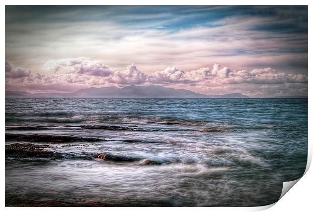 The Tide At Troon Print by Aj’s Images