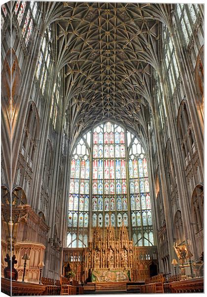 Gloucester Cathedral East Window Canvas Print by Phil Clements