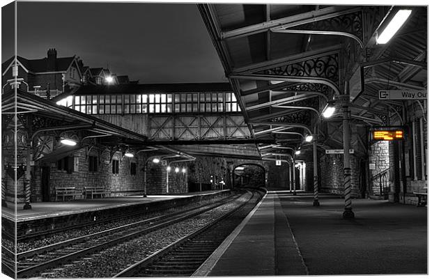 At The Station, Teignmouth. Canvas Print by Louise Wagstaff