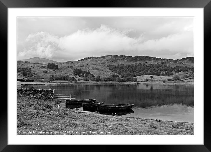 Watendlath Tarn, Cumbria Framed Mounted Print by Louise Heusinkveld