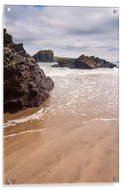 Kynance Cove Acrylic by Jonathan Swetnam