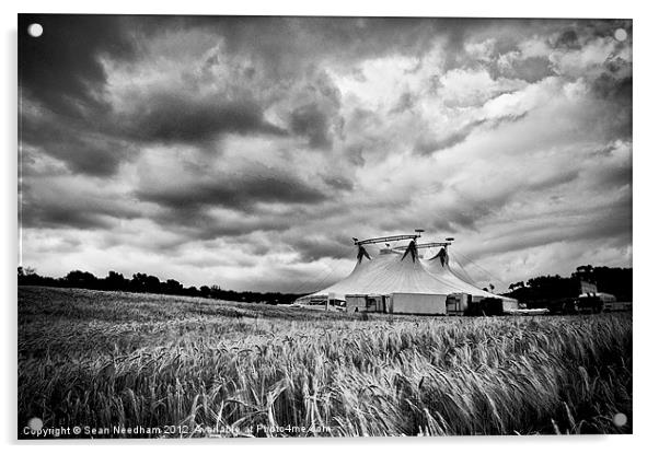 Stormy Circus Mono Acrylic by Sean Needham