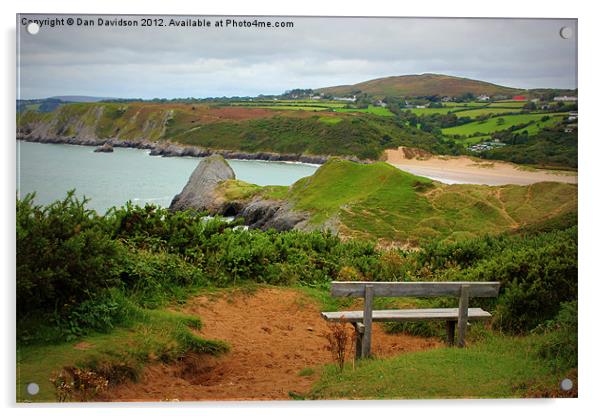 The Pobbles View Acrylic by Dan Davidson