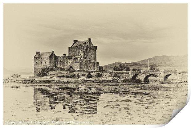 Eilean Donan Castle Print by Chris Thaxter