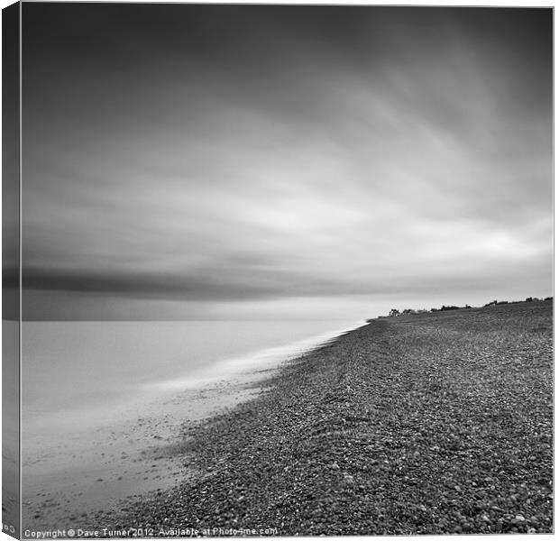 Aldeburgh Beach at Dawn Canvas Print by Dave Turner