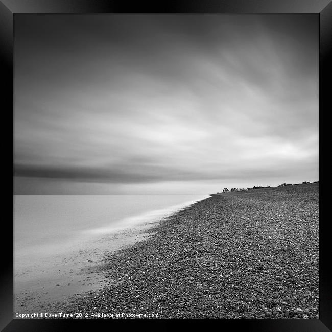 Aldeburgh Beach at Dawn Framed Print by Dave Turner