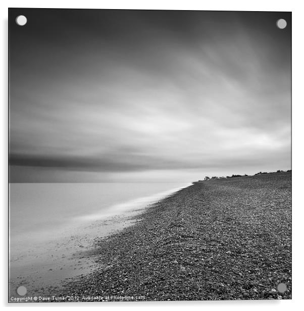 Aldeburgh Beach at Dawn Acrylic by Dave Turner