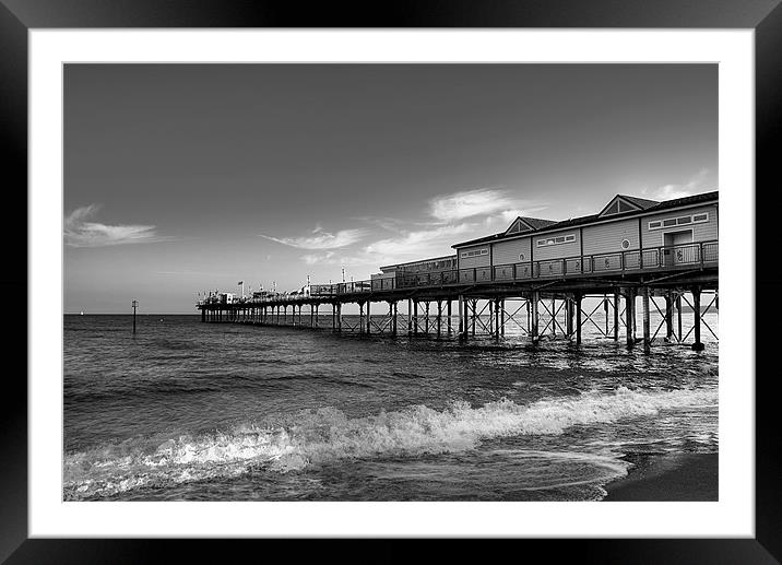 Teignmouth Pier Framed Mounted Print by Louise Wagstaff
