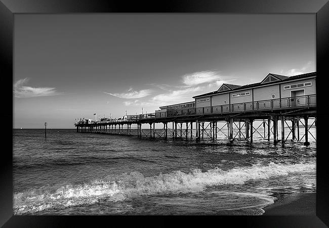 Teignmouth Pier Framed Print by Louise Wagstaff