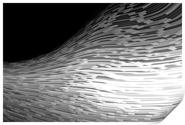 Curve abstract Print by David Pyatt
