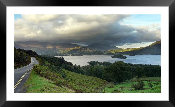 Derwent Water Framed Mounted Print by Tony Bates