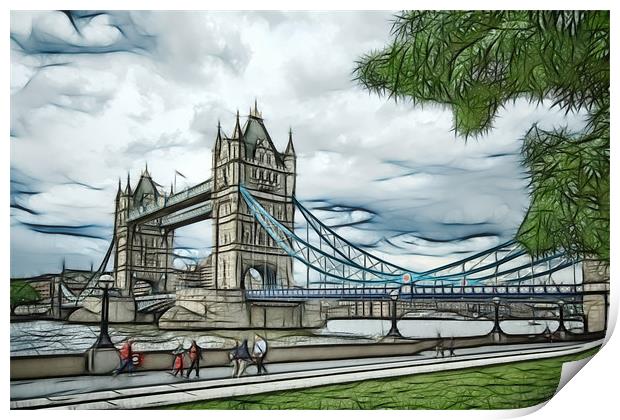 Tower Bridge Print by mark leader