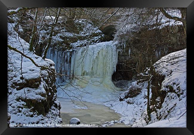 Freeze Fall Framed Print by David Hancox