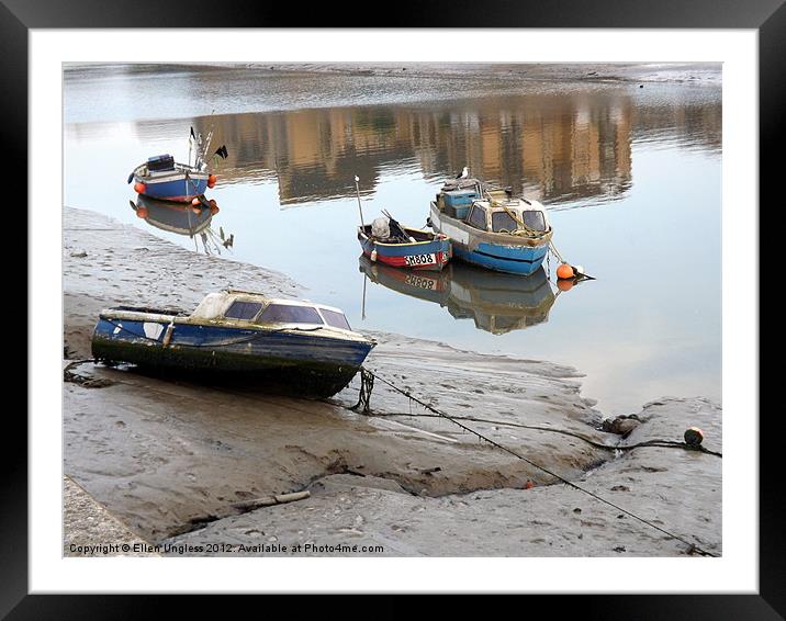 Shoreham Boats Framed Mounted Print by Ellen Ungless