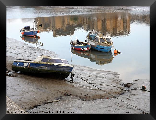 Shoreham Boats Framed Print by Ellen Ungless