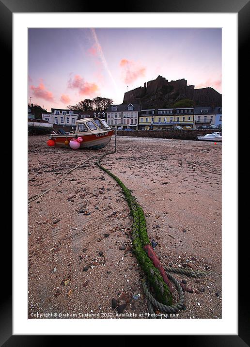 Gorey Harbour, Jersey Framed Mounted Print by Graham Custance