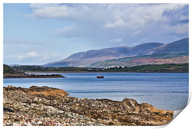 View of the Isle of Arran Print by Chris Thaxter