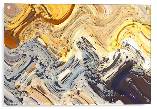 Geology Acrylic by Digby Merry