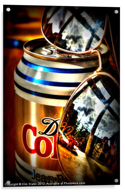 Designer Cola! Acrylic by Kim Slater