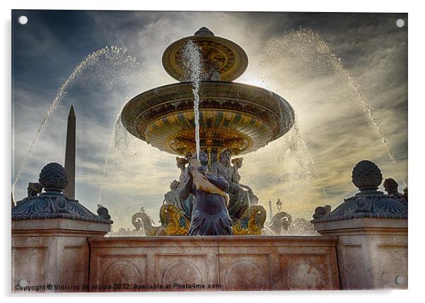 The Fountain Acrylic by Vinicios de Moura