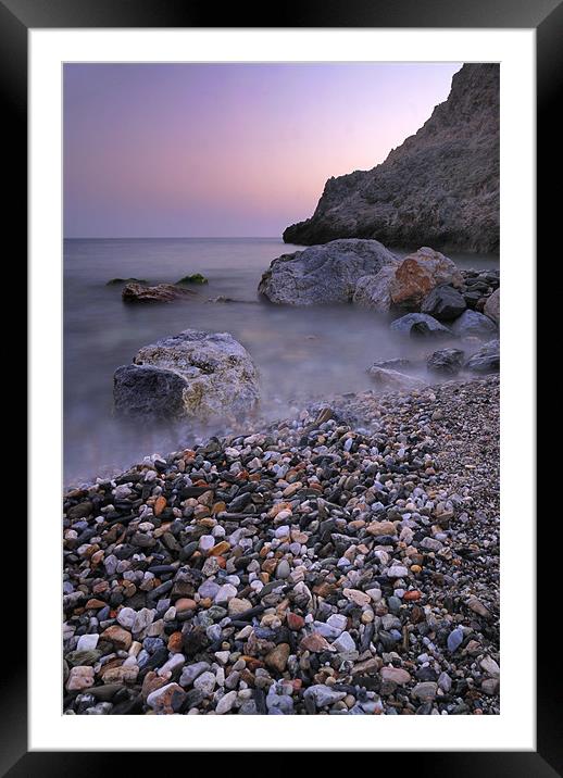 STONES Framed Mounted Print by Guido Montañes