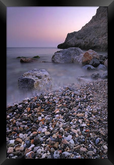 STONES Framed Print by Guido Montañes