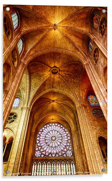 Notredame Interior Acrylic by Vinicios de Moura