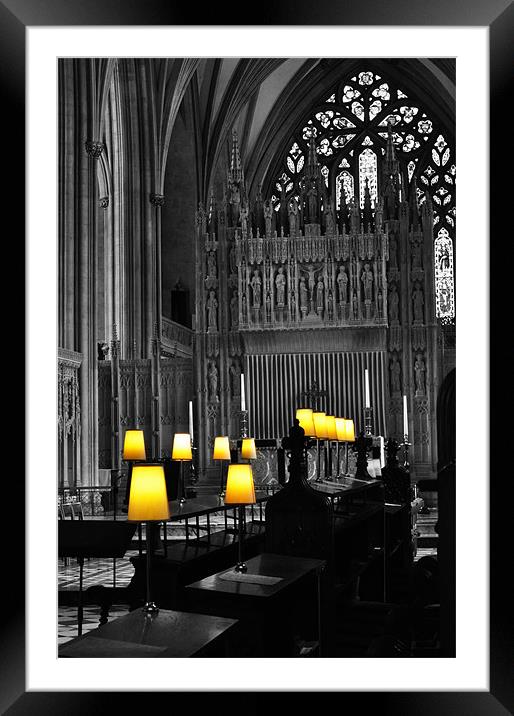 Church by Light Framed Mounted Print by Gary Horne