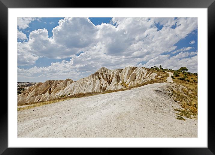 Follow the path into Clouds Framed Mounted Print by Arfabita  