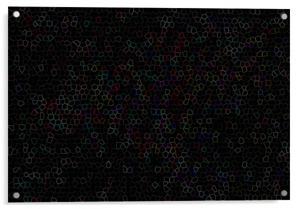 Honeycomb Abstract Acrylic by David Pyatt